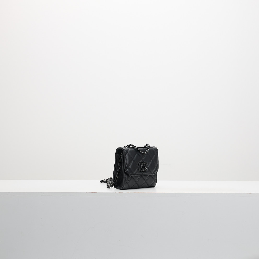 二手 Chanel Trendy CC Mini so black:圖片 2