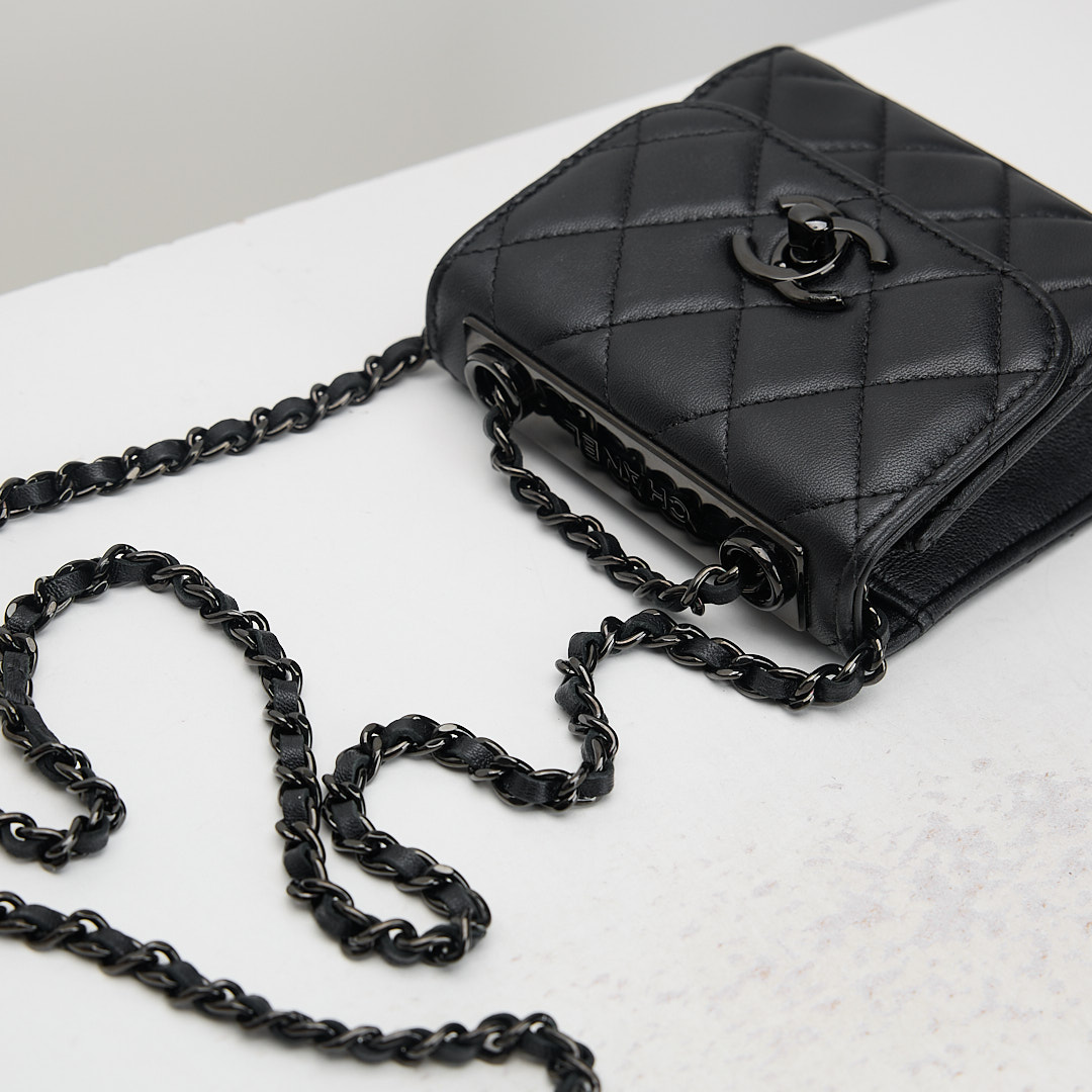 二手 Chanel Trendy CC Mini so black:圖片 11