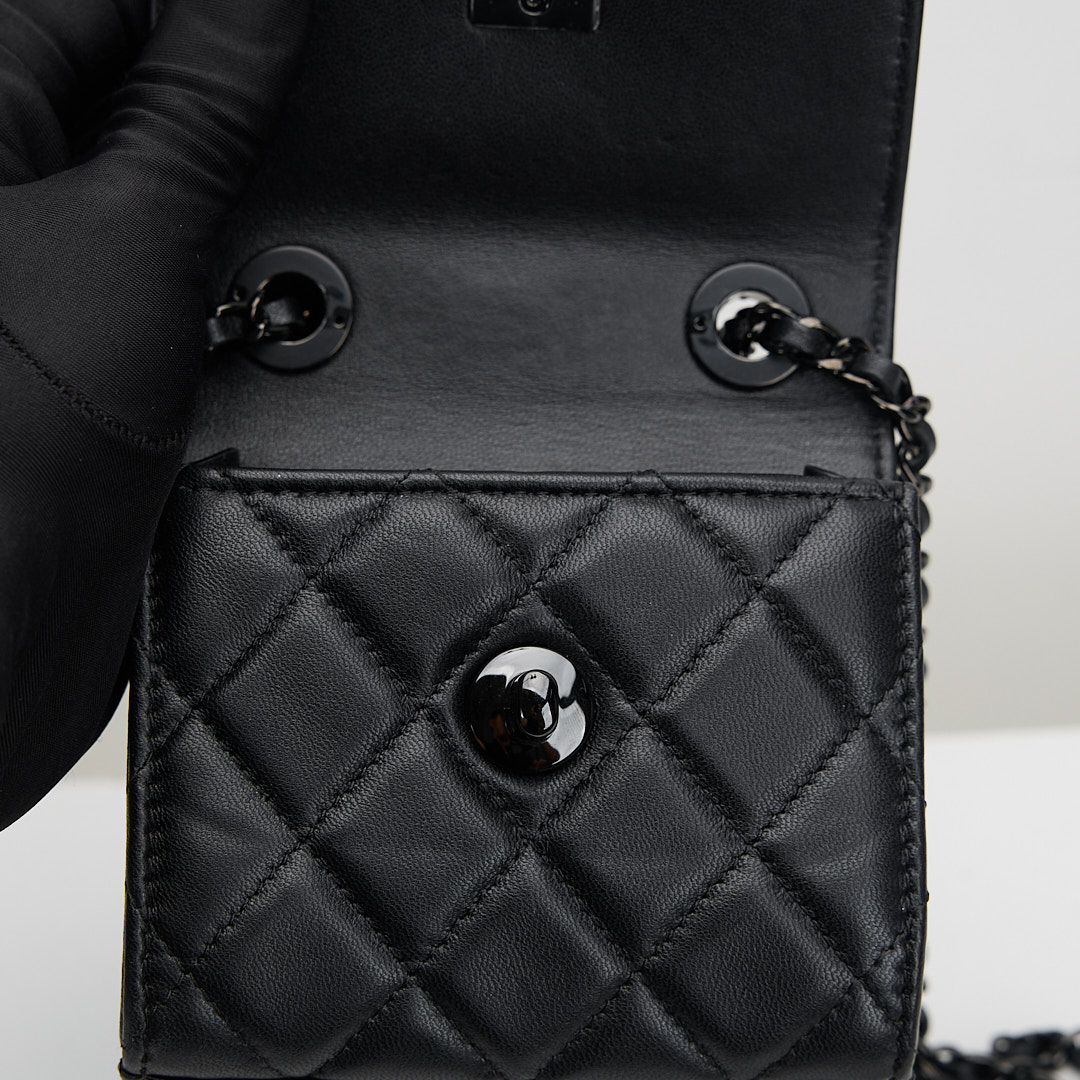 二手 Chanel Trendy CC Mini so black:圖片 13