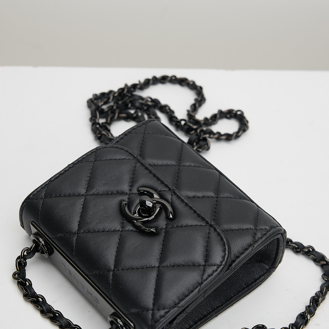 二手 Chanel Trendy CC Mini so black:圖片 4