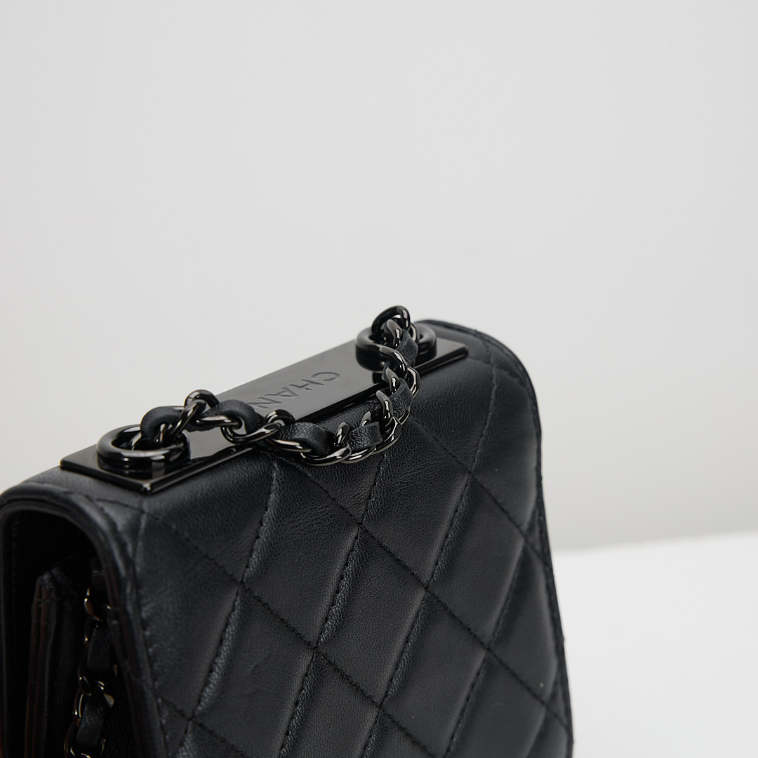 二手 Chanel Trendy CC Mini so black:圖片 6