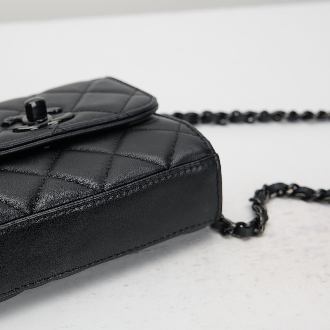 二手 Chanel Trendy CC Mini so black:圖片 9