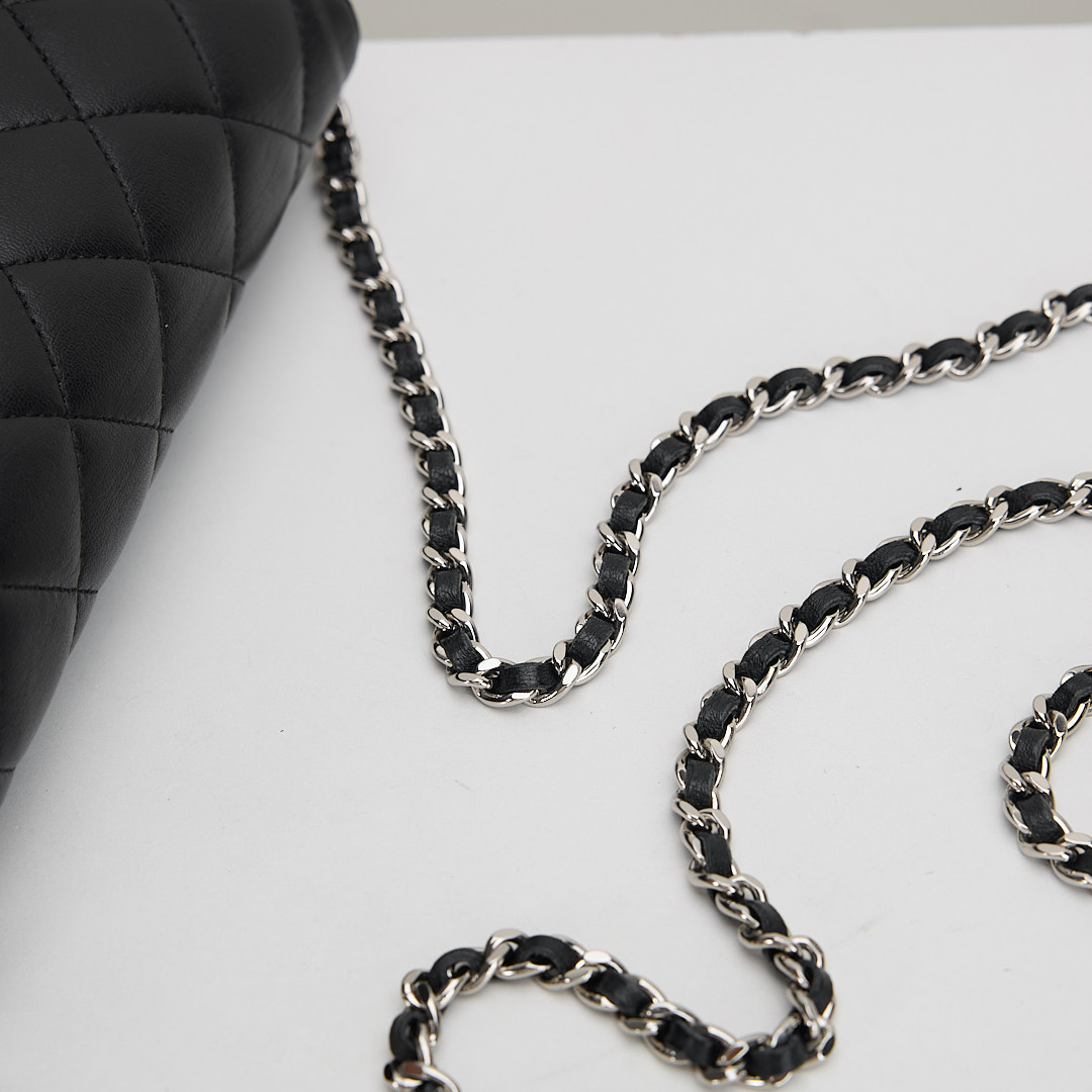 二手 Chanel woc 黑銀羊:圖片 15