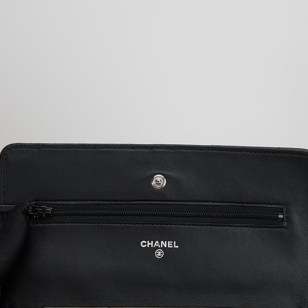 二手 Chanel woc 黑銀羊:圖片 17
