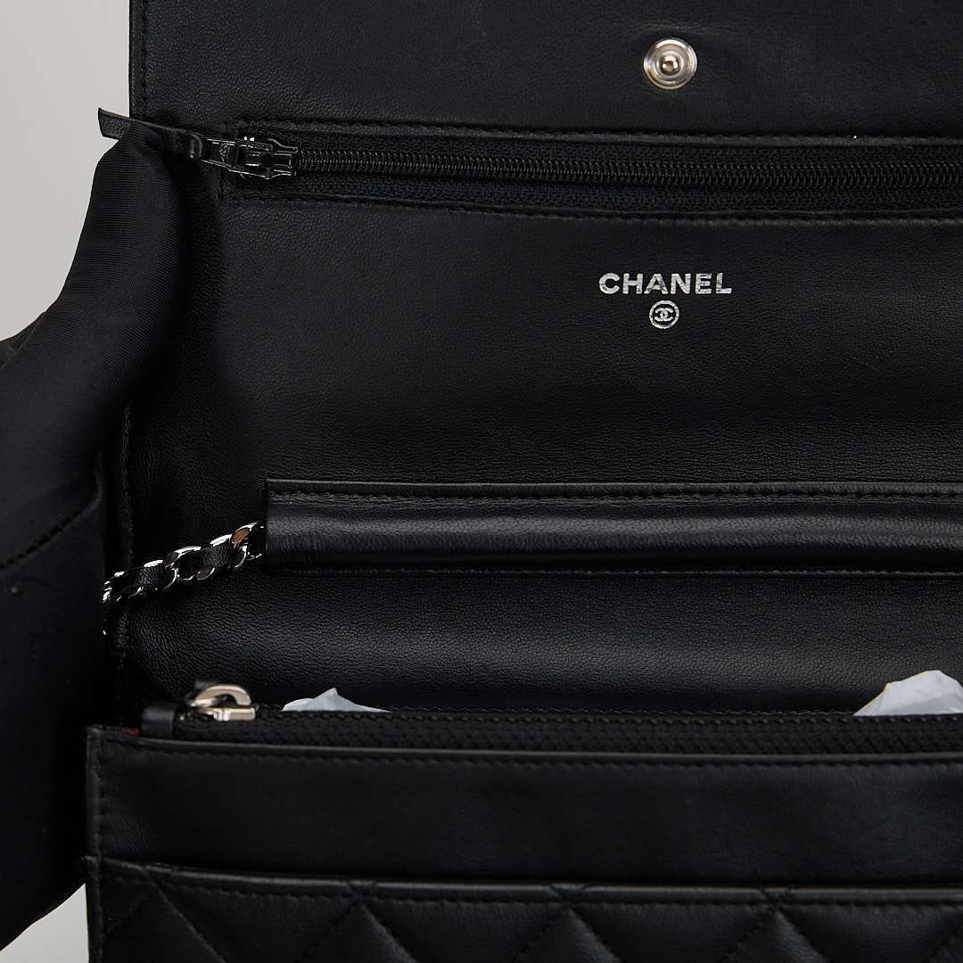 二手 Chanel woc 黑銀羊:圖片 18