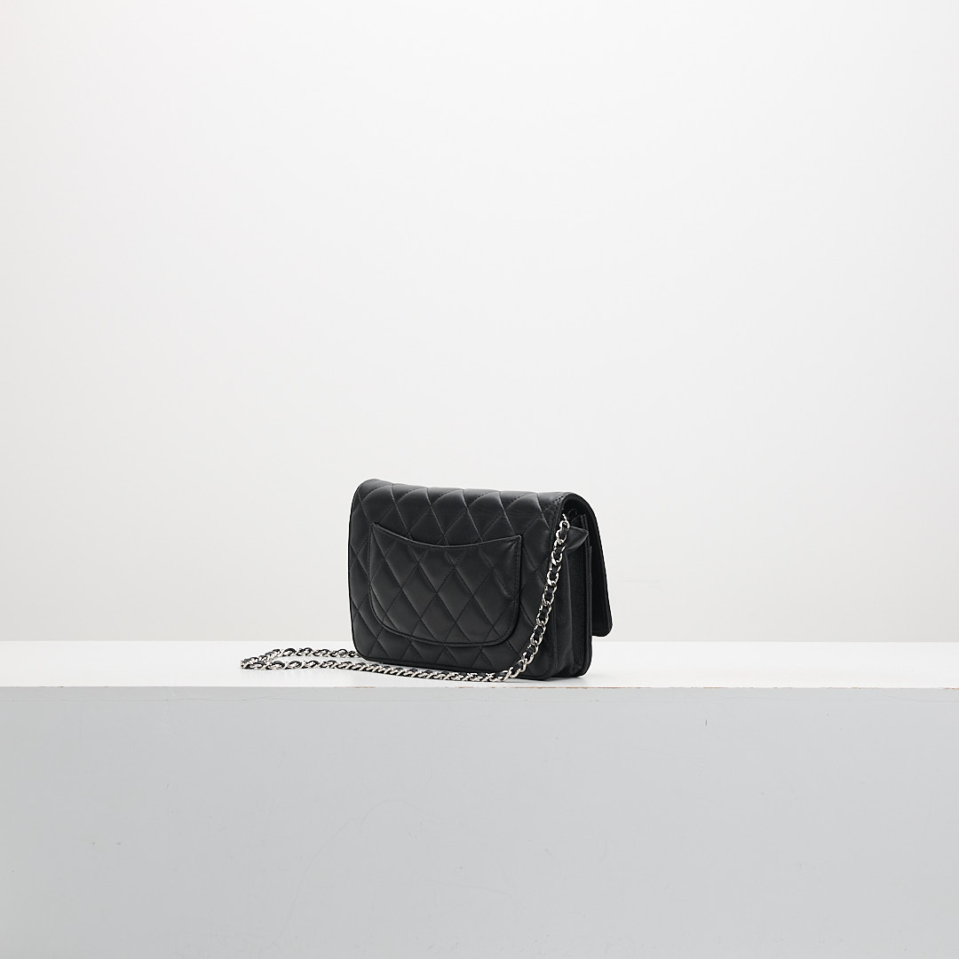 二手 Chanel woc 黑銀羊:圖片 3