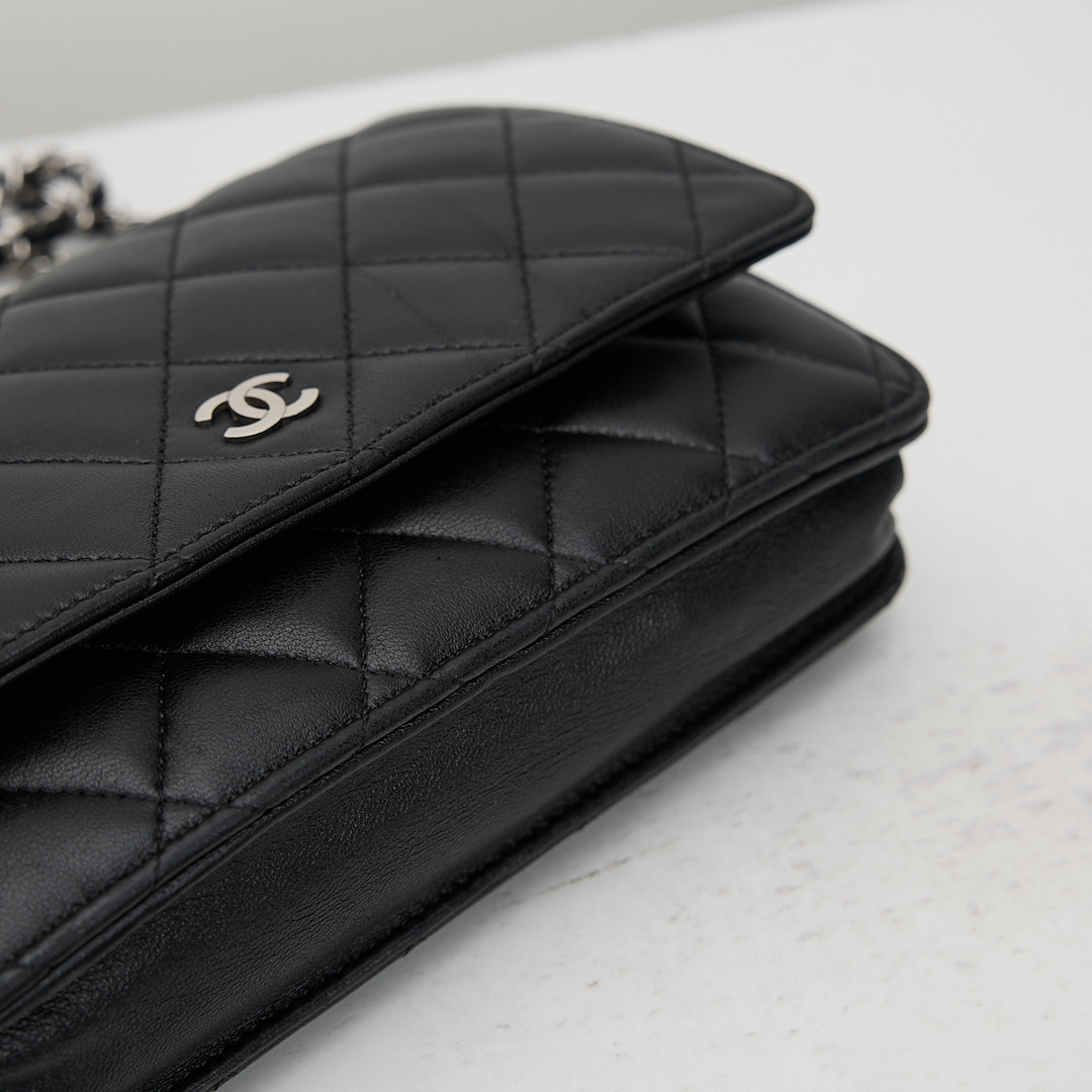 二手 Chanel woc 黑銀羊:圖片 5