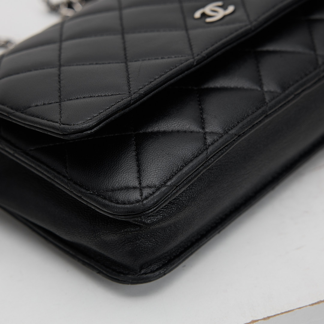 二手 Chanel woc 黑銀羊:圖片 7