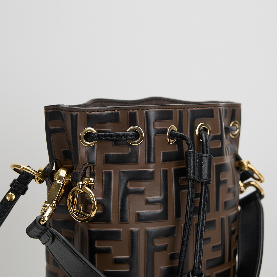 二手 Fendi mini老花水桶包:圖片 17