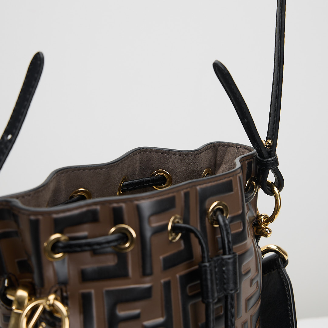 二手 Fendi mini老花水桶包:圖片 3