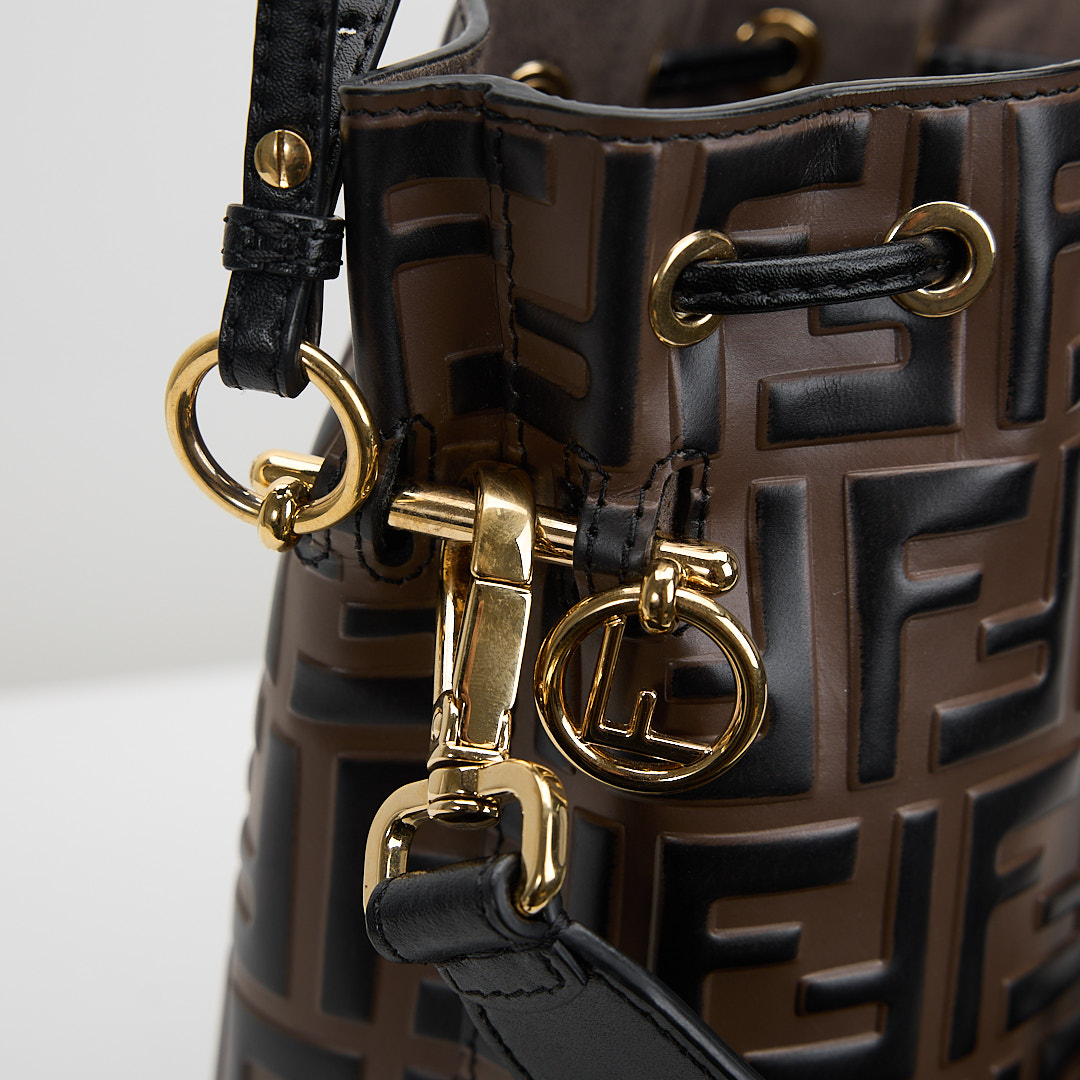 二手 Fendi mini老花水桶包:圖片 6