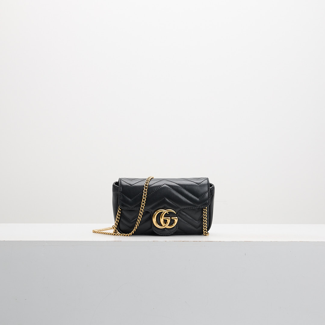 二手 Gucci marmont supermini 黑