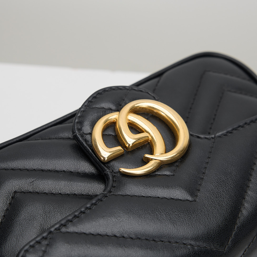 二手 Gucci marmont supermini 黑:圖片 5