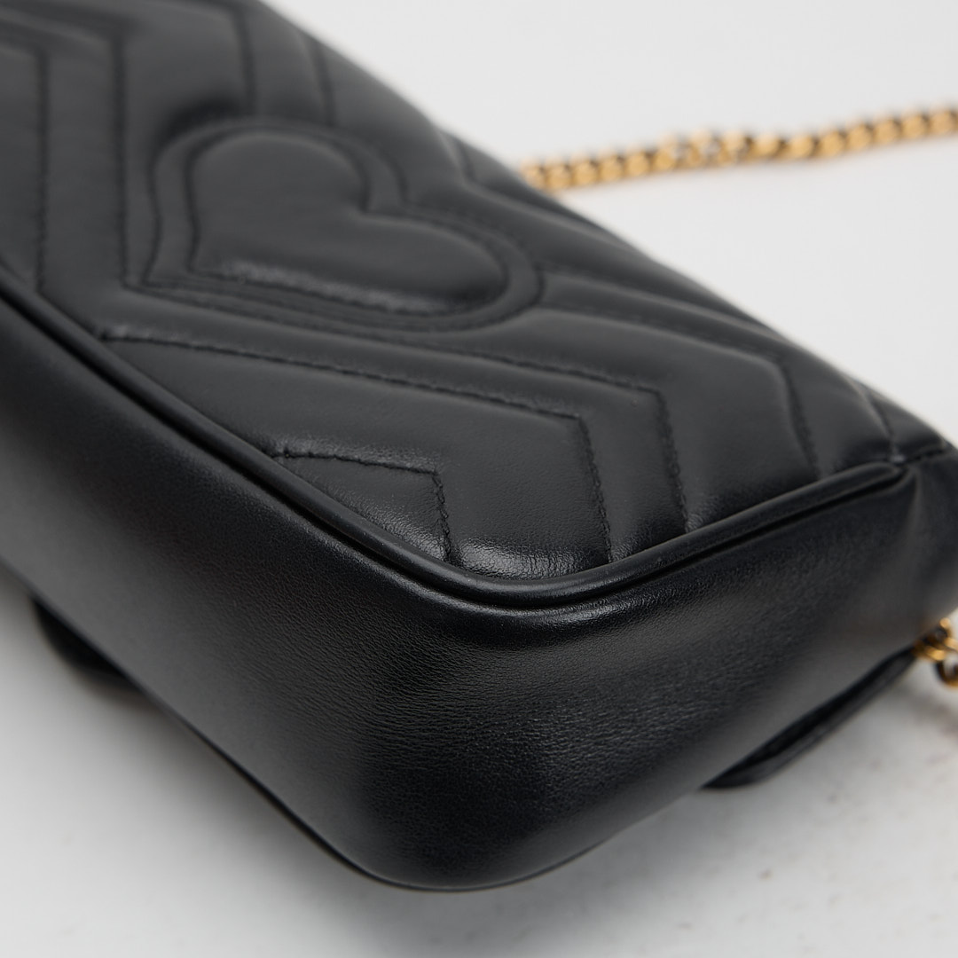 二手 Gucci marmont supermini 黑:圖片 10