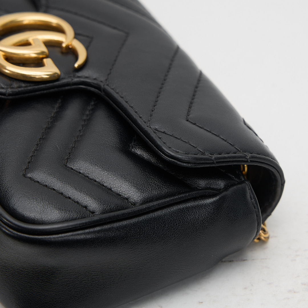 二手 Gucci marmont supermini 黑:圖片 14