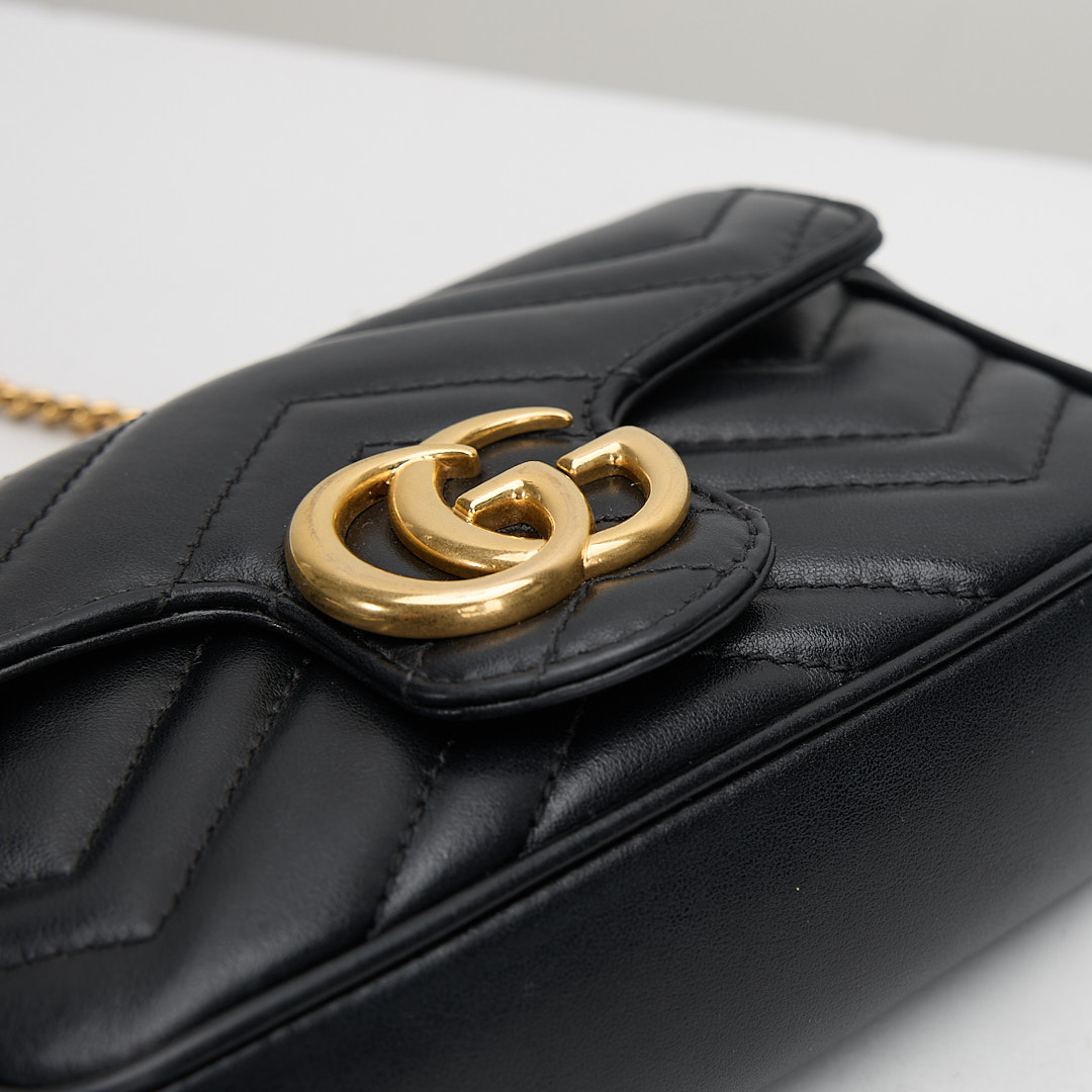 二手 Gucci marmont supermini 黑:圖片 15