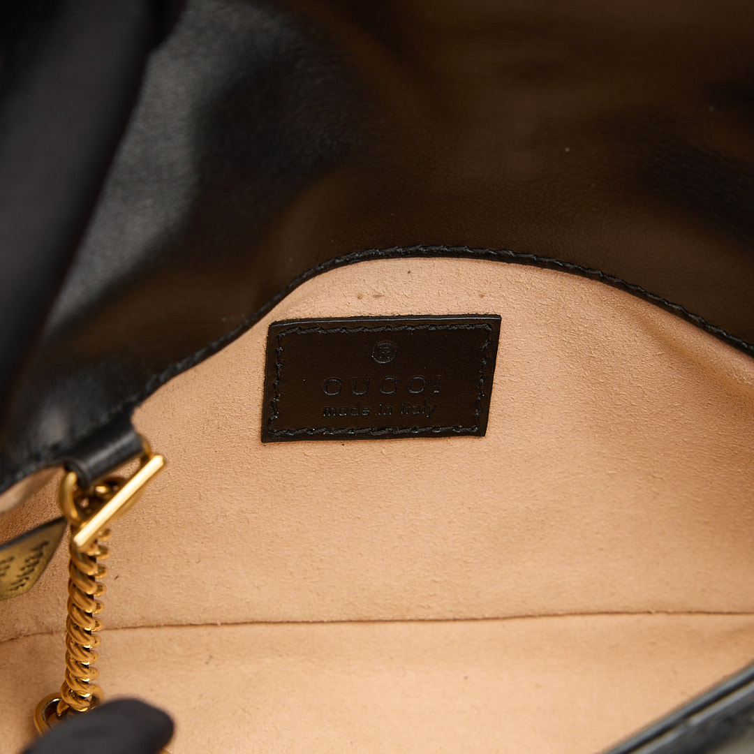 二手 Gucci marmont supermini 黑:圖片 21