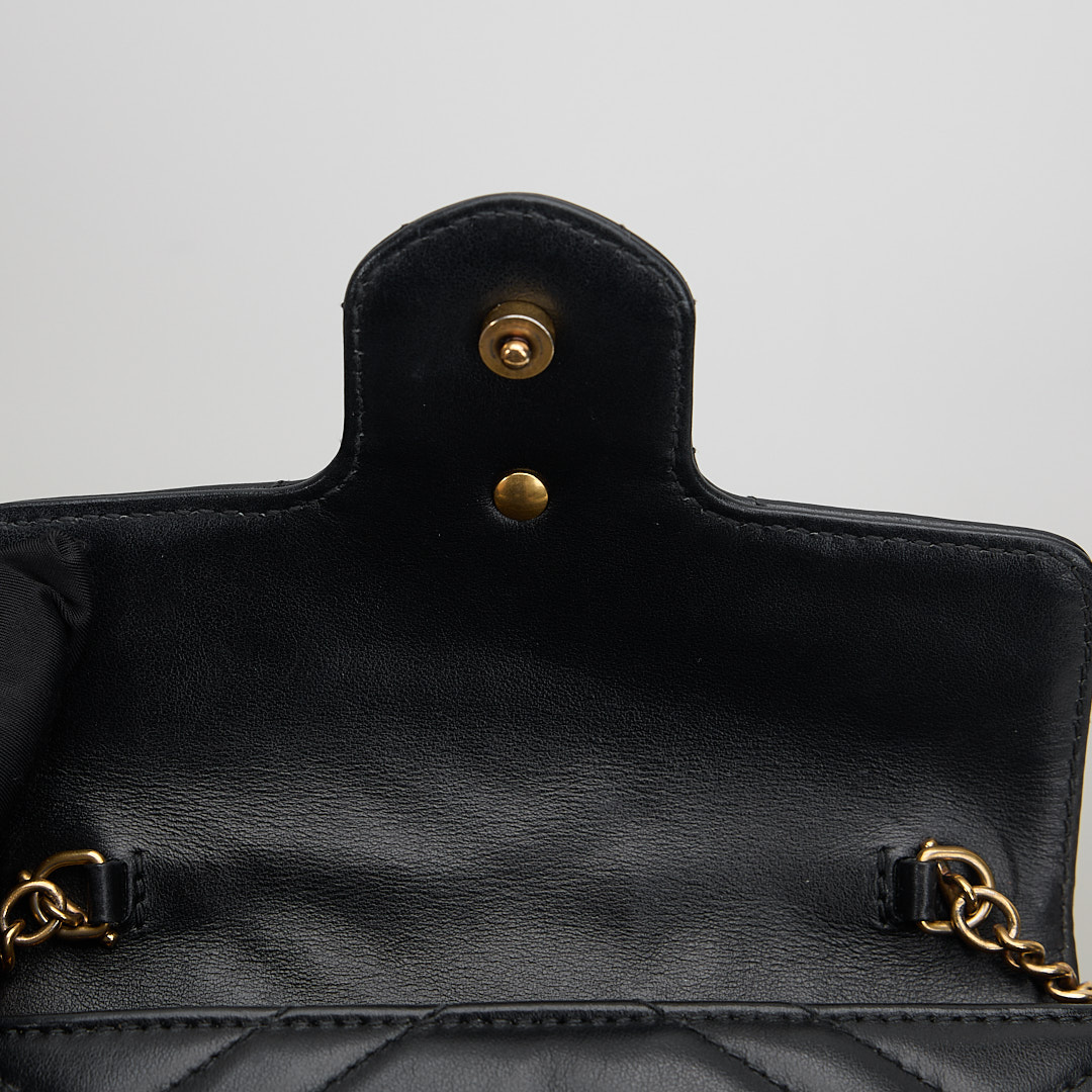 二手 Gucci marmont supermini 黑:圖片 17