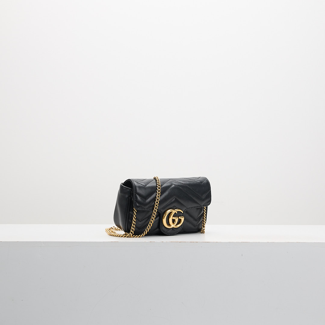 二手 Gucci marmont supermini 黑:圖片 2