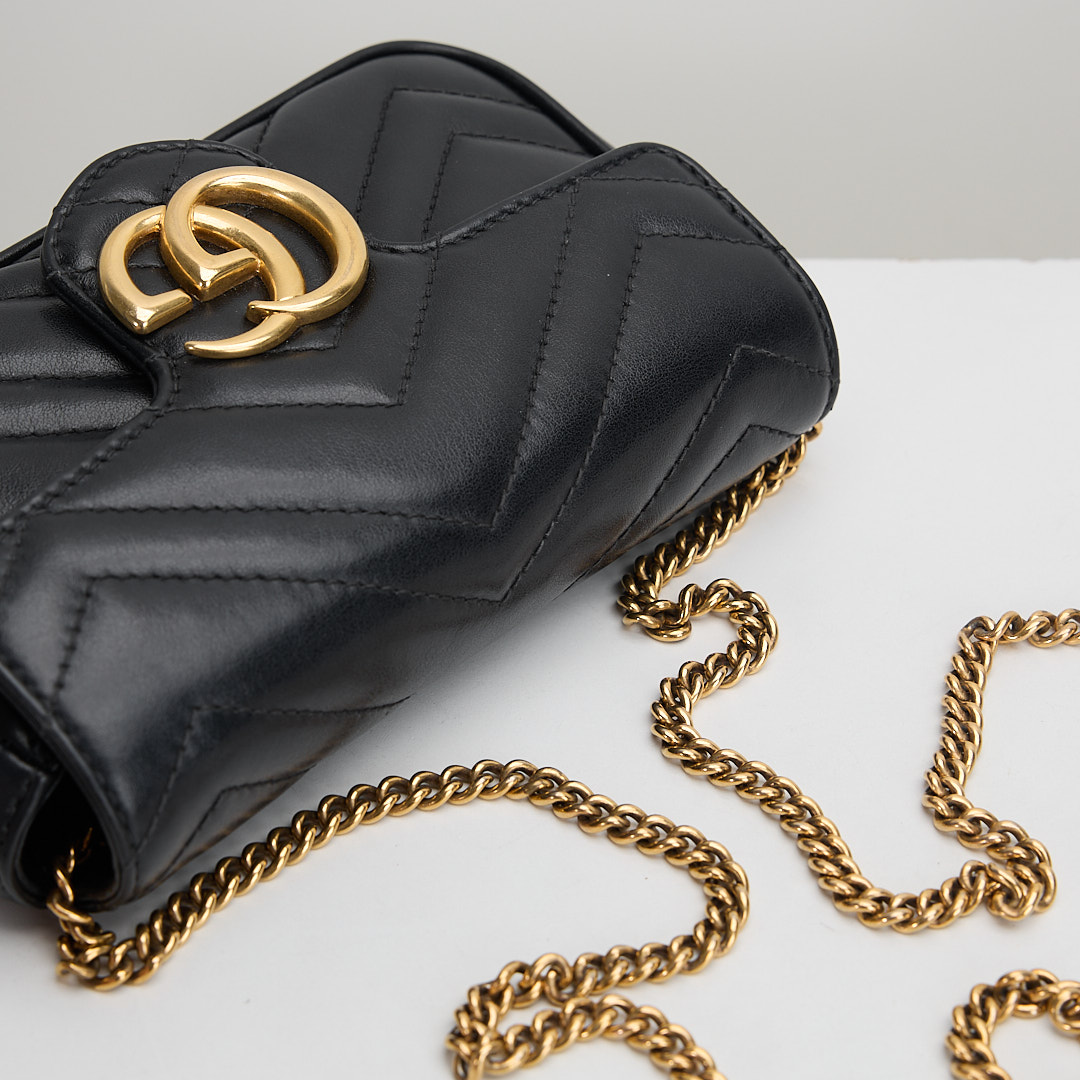 二手 Gucci marmont supermini 黑:圖片 4