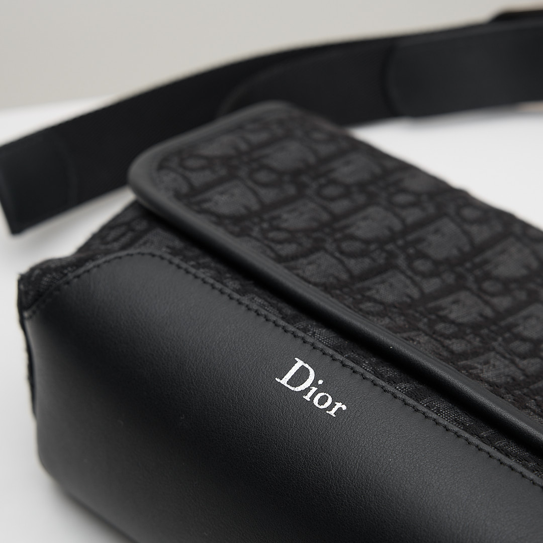 二手 DIOR Jett mini 翻蓋郵差包:圖片 5