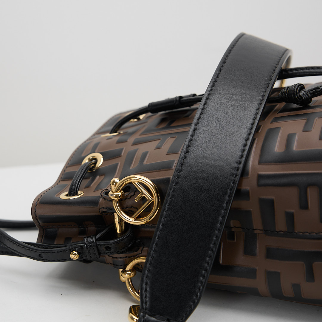 二手 Fendi mini老花水桶包:圖片 5