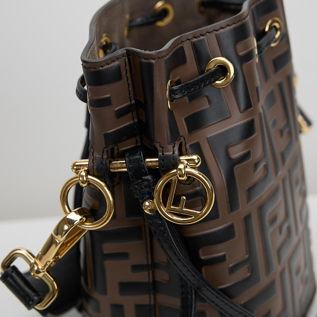二手 Fendi mini老花水桶包:圖片 8