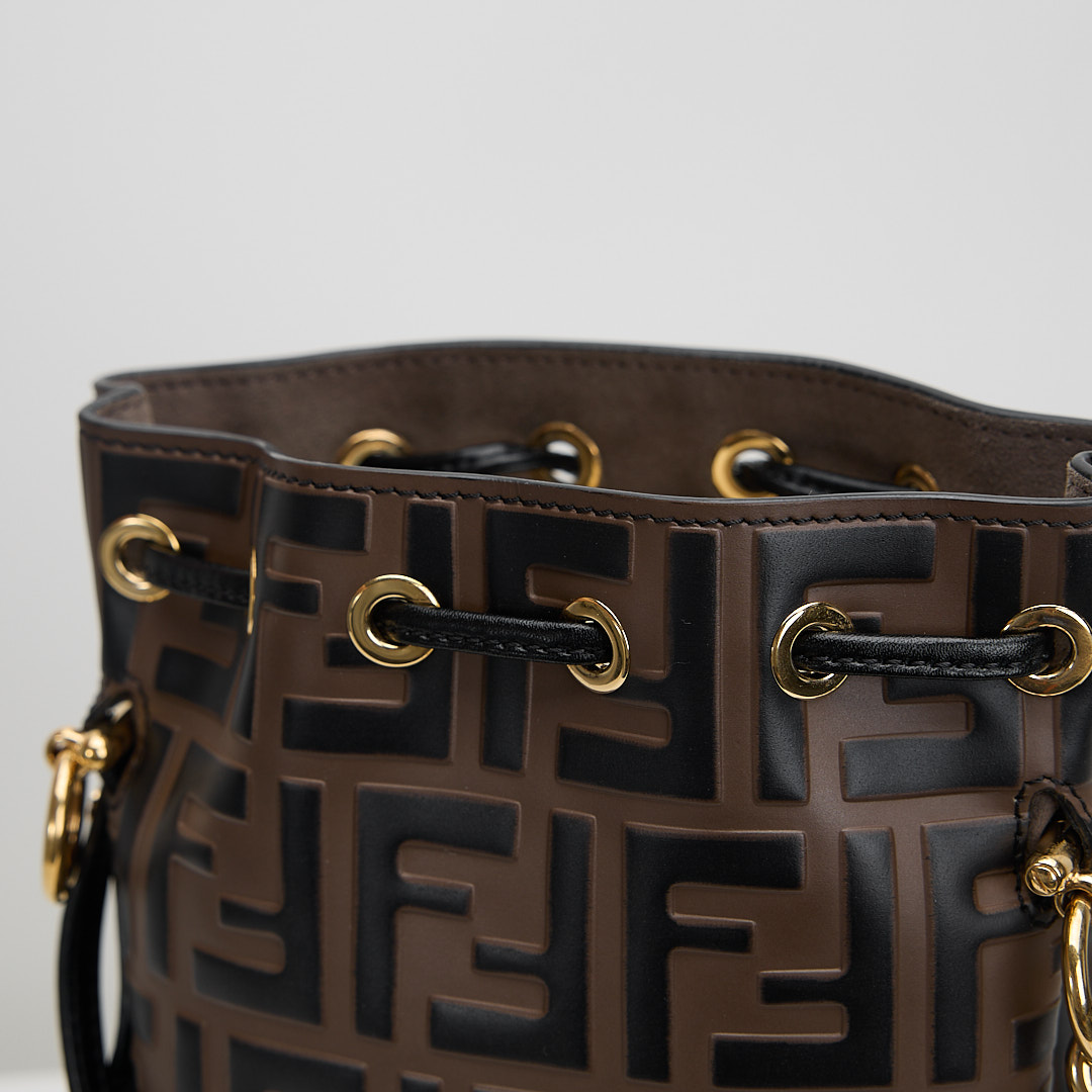 二手 Fendi mini老花水桶包:圖片 9