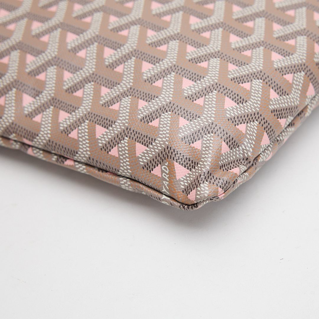 二手 Goyard Poitiers 170週年限定小托特 灰粉色:圖片 5