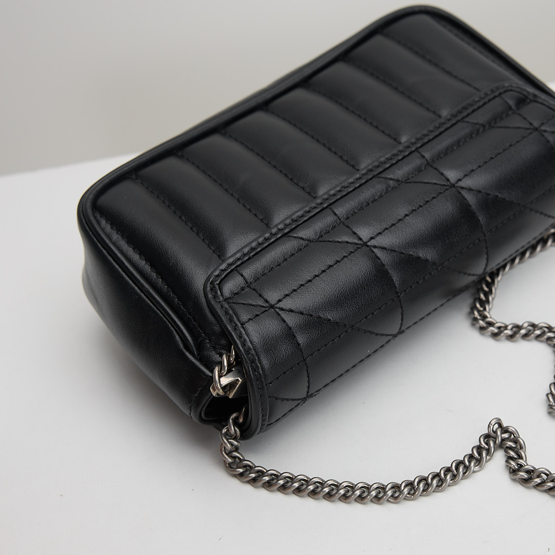 二手 Gucci Marmont supermini 黑銀:圖片 8