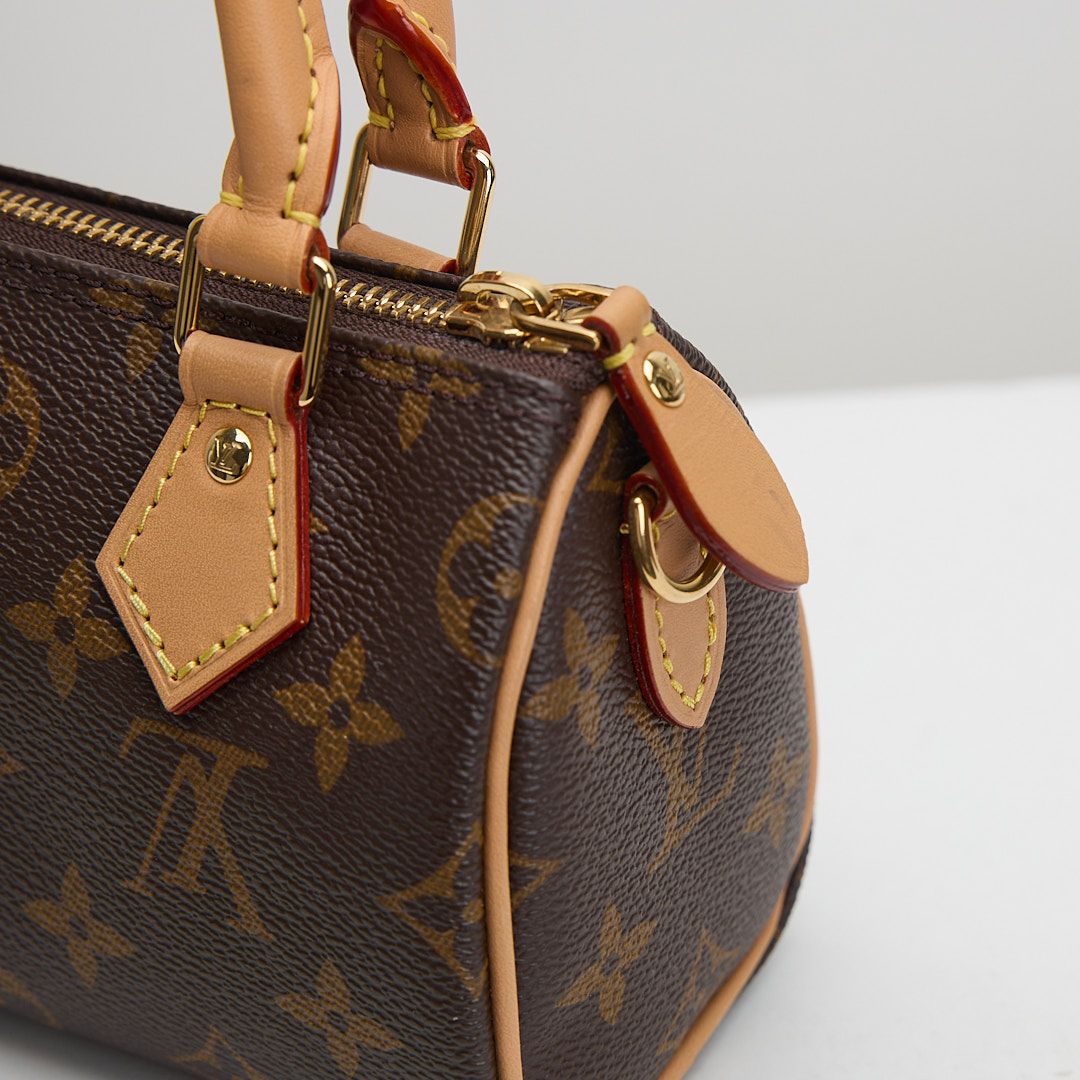 二手 Lv nano speedy 老花:圖片 5