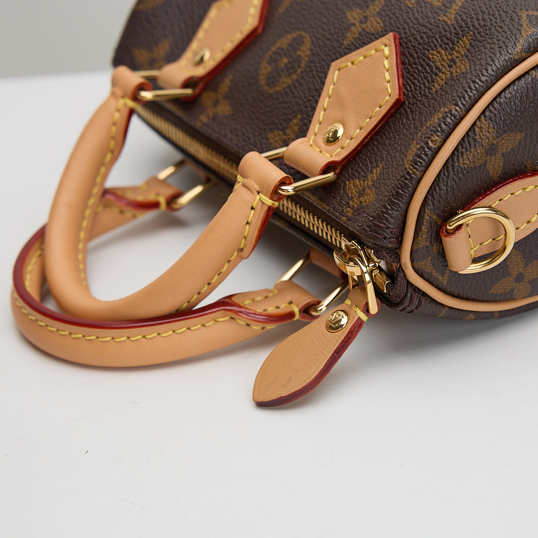 二手 Lv nano speedy 老花:圖片 8