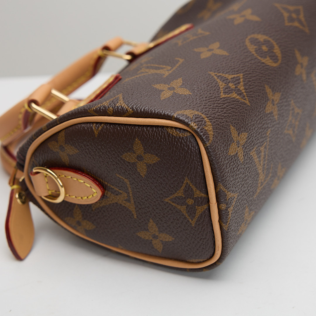 二手 Lv nano speedy 老花:圖片 9